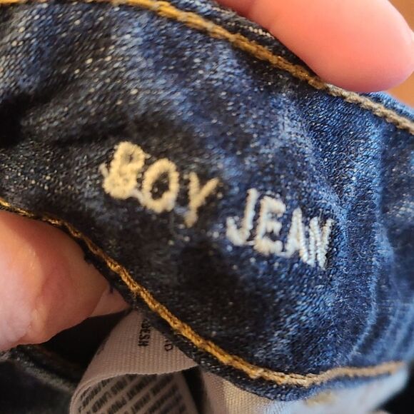 American eagle outfitters boy jean womens straight leg‎ jeans size 0 - Picture 4 of 7